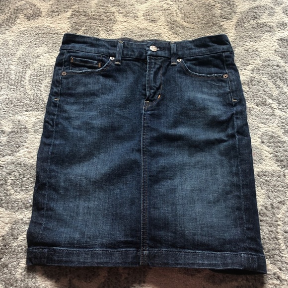 Citizens of Humanity Denim Pencil Skirt - Picture 4 of 4